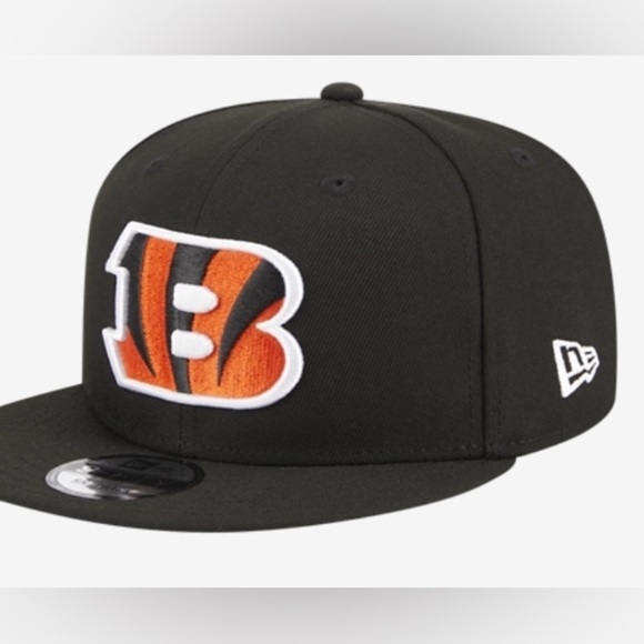 New Era Other - NWT New Era Cincinnati Bengals NFL Adjustable Black Cap Baseball Hat 9Twenty